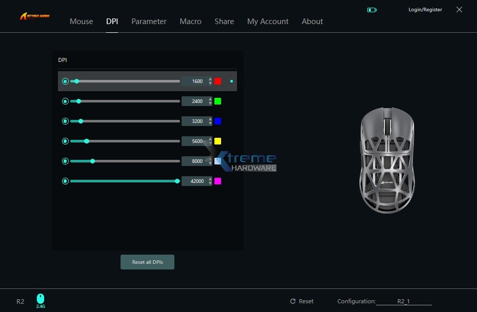 Attack Shark R2 software 2 93b8e