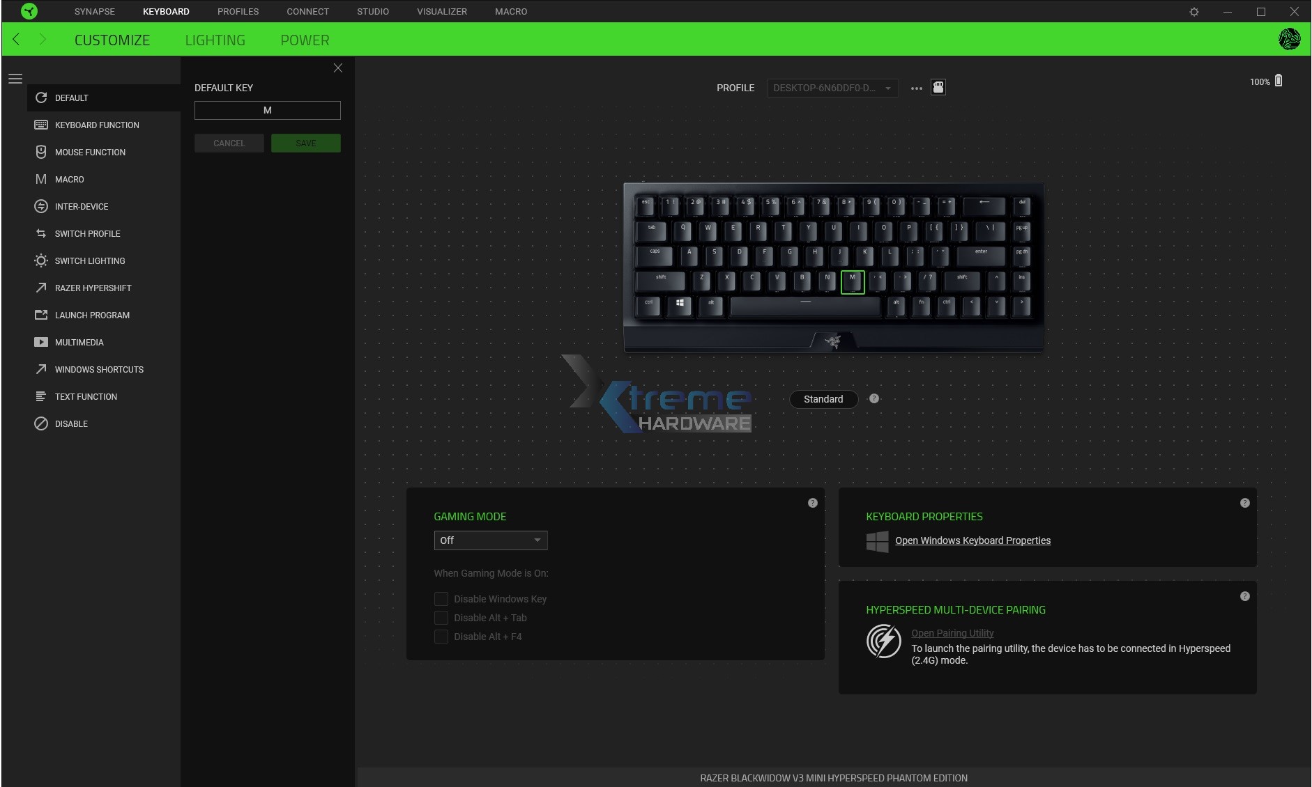 Razer Synapse BlackWidow V3 Mini HyperSpeed 2 6ef0a