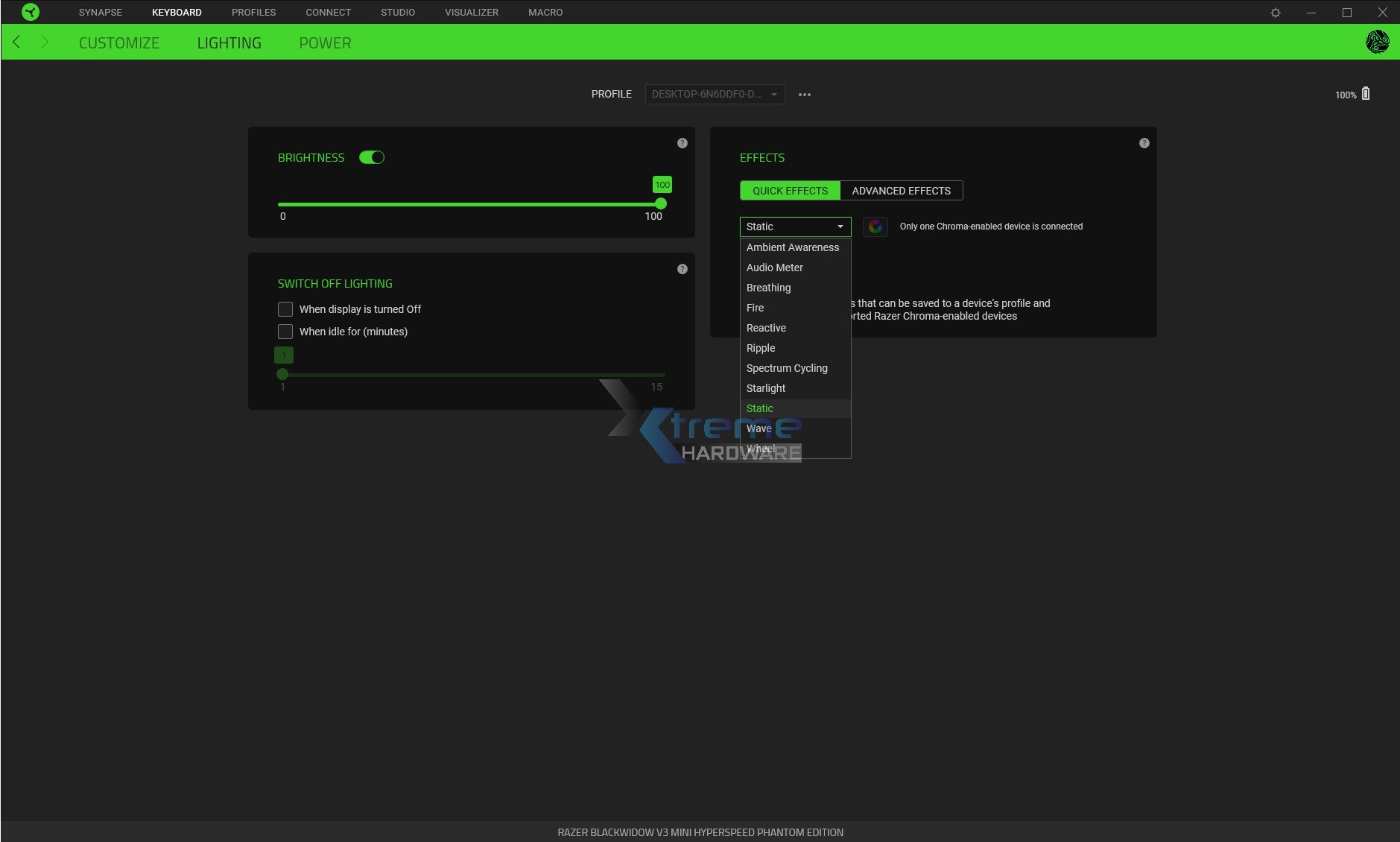 Razer Synapse BlackWidow V3 Mini HyperSpeed 5 9f775